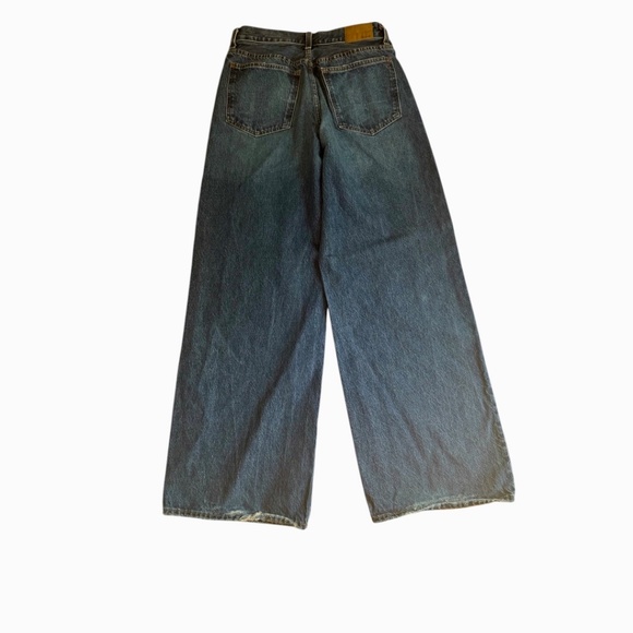 Madewell Super Wide Leg Jeans in Fannin Wash Size 28 - Picture 5 of 10